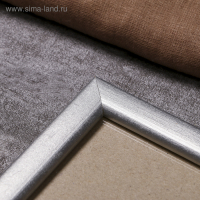 Фоторамка сосна с19 серебро 30х45 см (пластиковый экран)