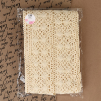 Кружево вязаное, 70 мм × 15 ± 1 м, цвет бежевый Кружево вязаное, 70 мм × 15 ± 1 м, цвет бежевый