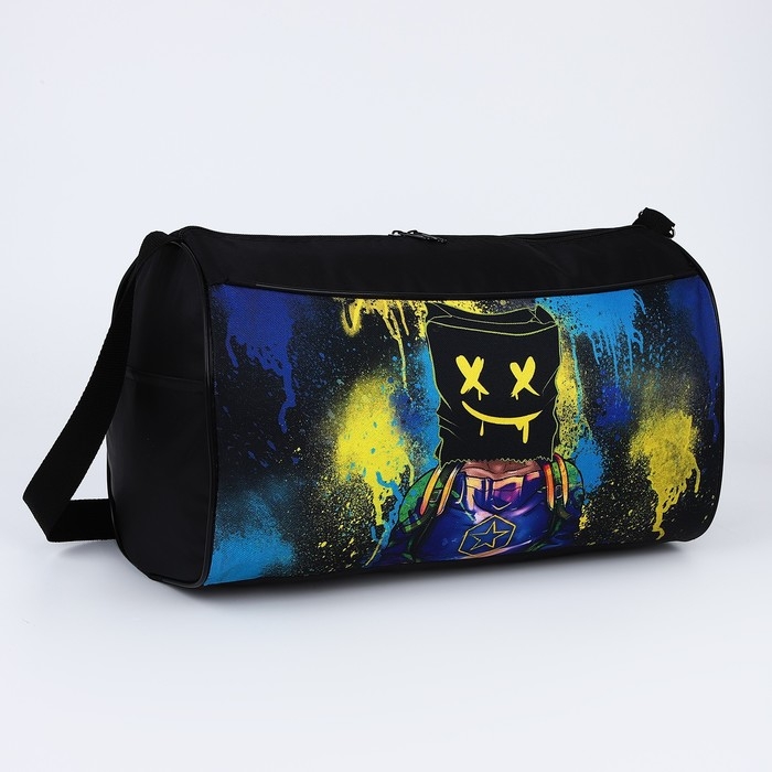 Сумка детская спортивная для мальчика &laquo;Маска&raquo;, 40х21х24см, цвет чёрный