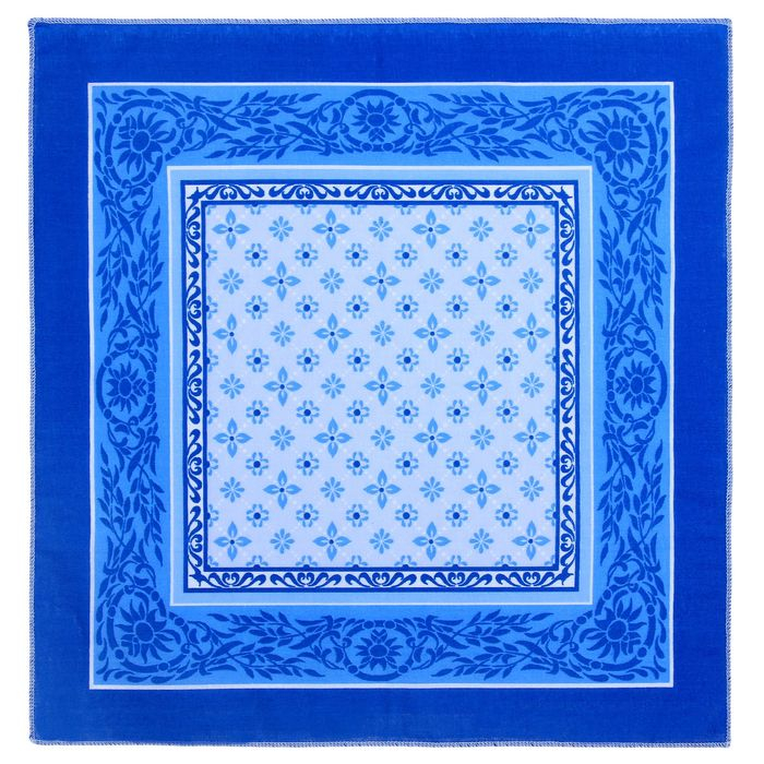 Мужские носовые платки Мужские носовые платки "Этель" размер 30х30 см, (набор 12 шт,), цвет синий, рисунок МИКС