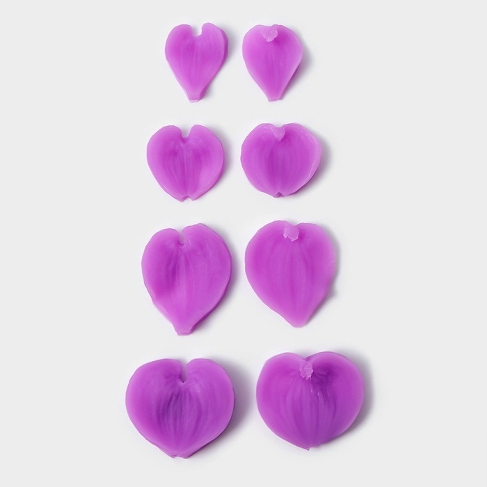 Набор молдов &laquo;Листья&raquo;, силикон, 4 пары, цвет МИКС