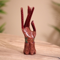 Подставка для колец, батик, дерево 20 см Подставка для колец, батик, дерево 20 см