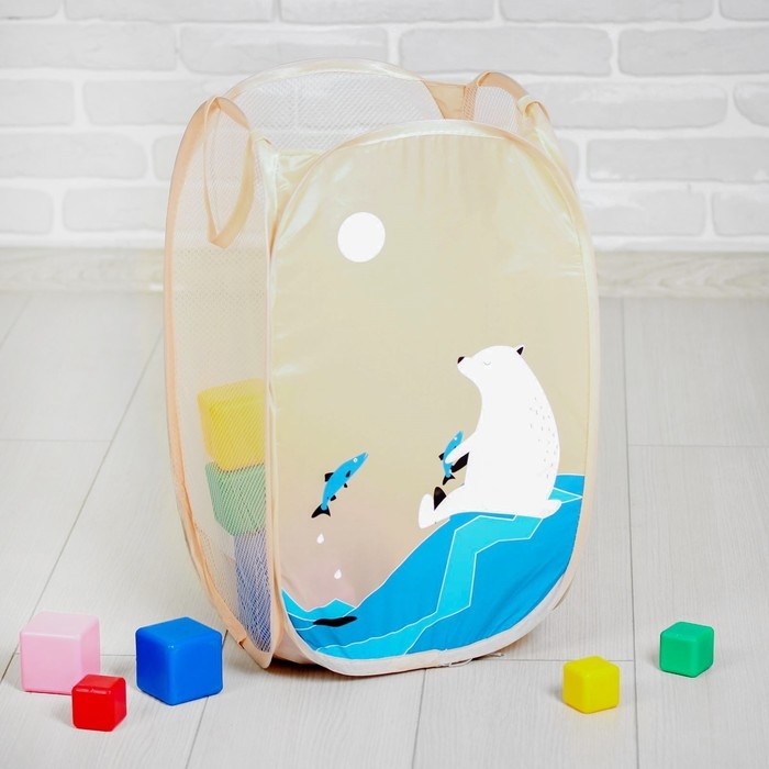 Корзина для игрушек &laquo;Белый медведь&raquo;