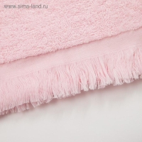 Полотенце махровое LoveLife Fringe 70х130 светло-розовый, 100% хлопок, 360 г/м2 Полотенце махровое LoveLife Fringe 70х130 светло-розовый, 100% хлопок, 360 г/м2