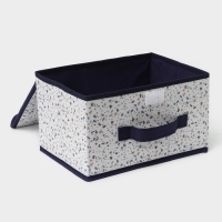 Короб для хранения Доляна «Мармелад», 26×20×16 см, цвет белый Короб для хранения Доляна «Мармелад», 26×20×16 см, цвет белый