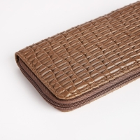 Кошелёк женский на молнии, цвет коричневый Кошелёк женский на молнии, цвет коричневый