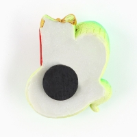 Магнит новогодний &laquo;Змея с градусником&raquo; на Новый год, 4,4 х 5,5 см