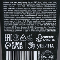 Шампунь для волос ЧИСТОЕ СЧАСТЬЕ &laquo;С 23 Февраля!&raquo;, 200 мл, аромат мужского парфюма