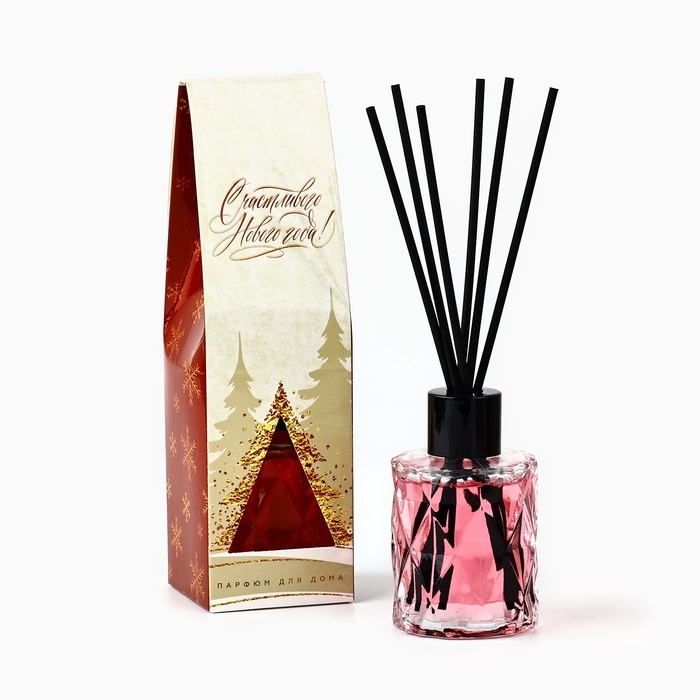 Аромадиффузор ароматический палочки &laquo;Новогодняя коллекция&raquo;,аромат жасмин, 50 мл