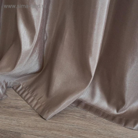 Штора портьерная Witerra Бамбук 135х260см, коричневый, жаккард, пэ100%