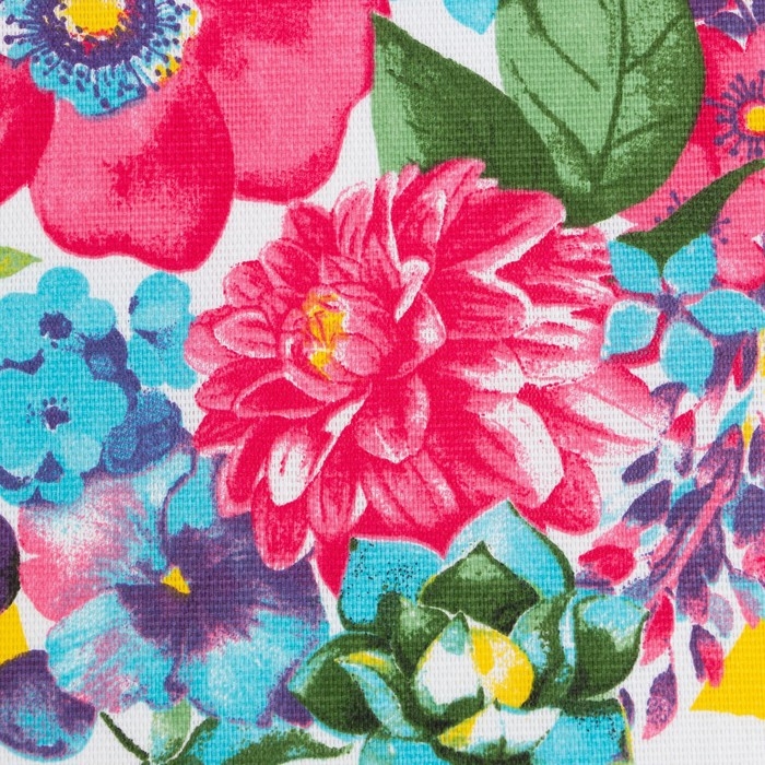 Набор кухонных полотенец Доляна &laquo;Цветочное настроение&raquo;, 35х60см-2шт, 100% хлопок