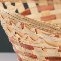 Корзина &laquo;Ладья&raquo;, дно 27&times;20, верх 41&times;28, высота 15 см, бамбук