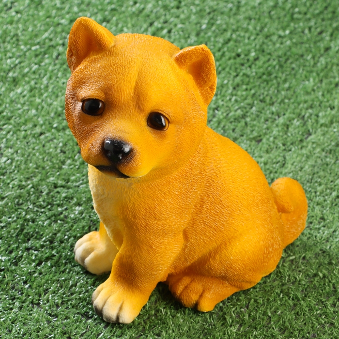 Садовая фигура Садовая фигура "Щеночек сиба-ину" 10х13х20см