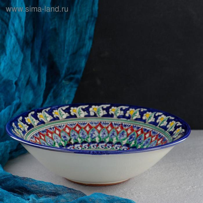 Супница Риштанская Керамика Супница Риштанская Керамика "Узоры", 28 см, микс