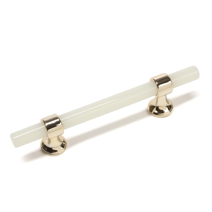 Ручка скоба CAPPIO PK106, м/о 96 мм, D=12 мм, пластик, цвет фосфор/золото