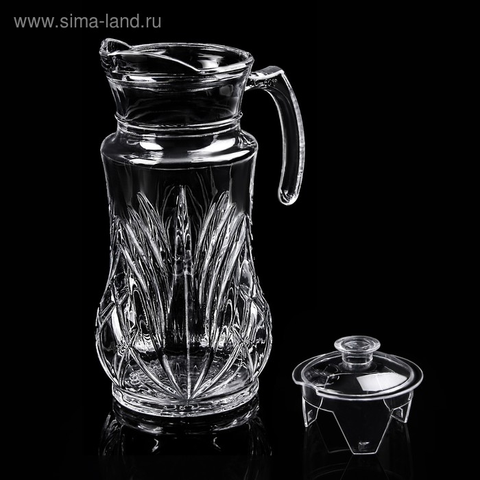 Кувшин &laquo;Лия&raquo;, 1,6 л, 17&times;12,5&times;25,5 см, стекло, прозрачный