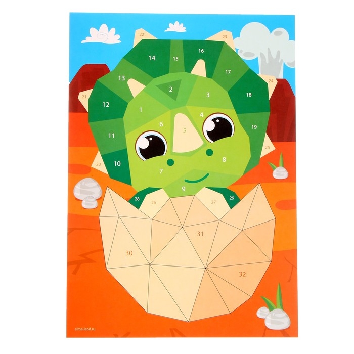 Набор аппликаций &laquo;Мир динозавров&raquo;