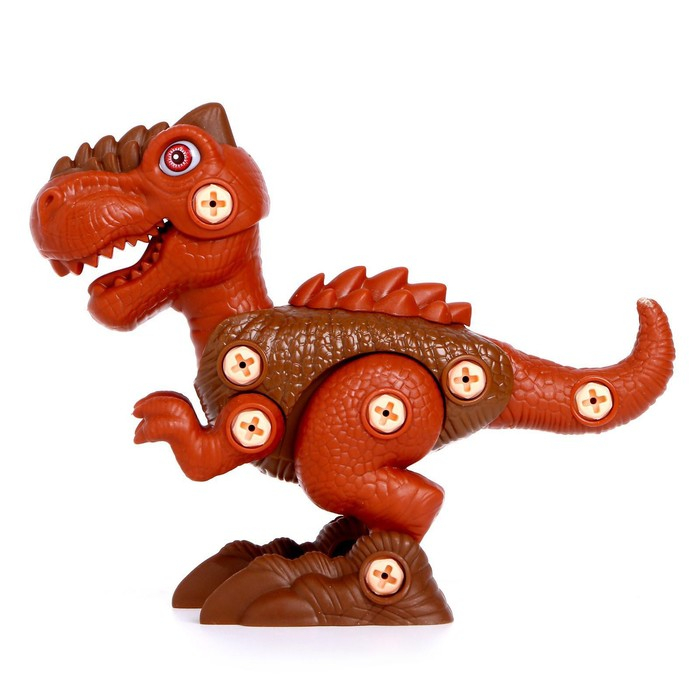 Конструктор винтовой &laquo;Велоцераптор&raquo;, с электрическим шуруповёртом, 19 деталей