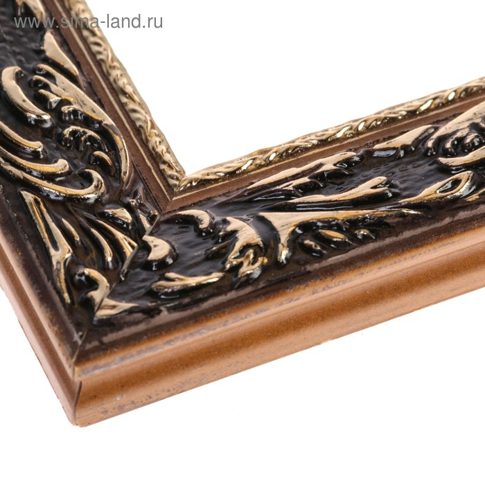 Рама для картин (зеркал) 40 х 50 х 4 см, дерево Рама для картин (зеркал) 40 х 50 х 4 см, дерево "Версаль", золотая