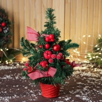 Ёлка декор "Снежное яблочко" 29х16 см Ёлка декор "Снежное яблочко" 29х16 см