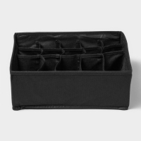 Органайзер для хранения белья &laquo;Смарт&raquo;, 15 ячеек, 30&times;30&times;11 см, цвет черный