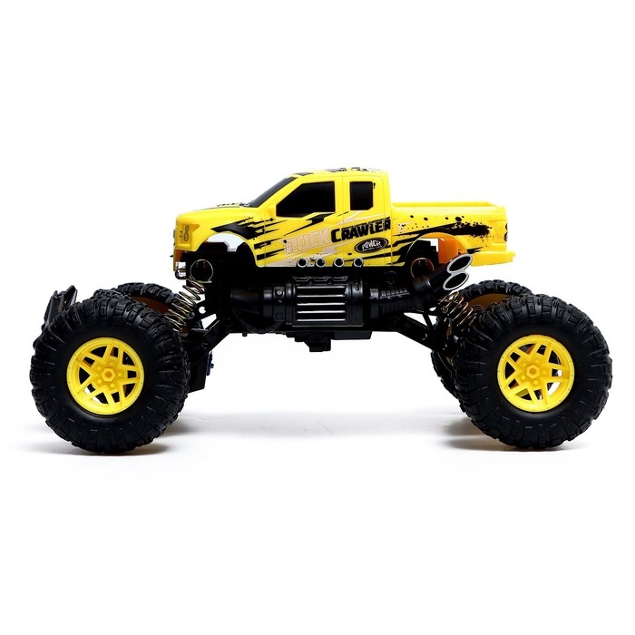 Джип радиоуправляемый &laquo;Пикап&raquo;, 1:18, работает от батареек, цвет жёлтый