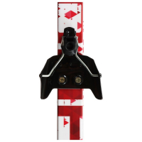 Комплект лыжный: пластиковые лыжи 185 см с насечкой, стеклопластиковые палки 145 см, крепления NN75 мм, цвета МИКС