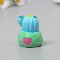 Сувенир полистоун "Кактус в горшочке" набор 4 шт 4х2,5х3 см Сувенир полистоун "Кактус в горшочке" набор 4 шт 4х2,5х3 см