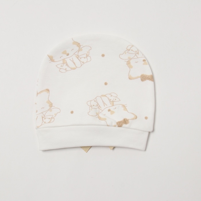 Комплект детский, цвет белый/бежевый, рост 62 см