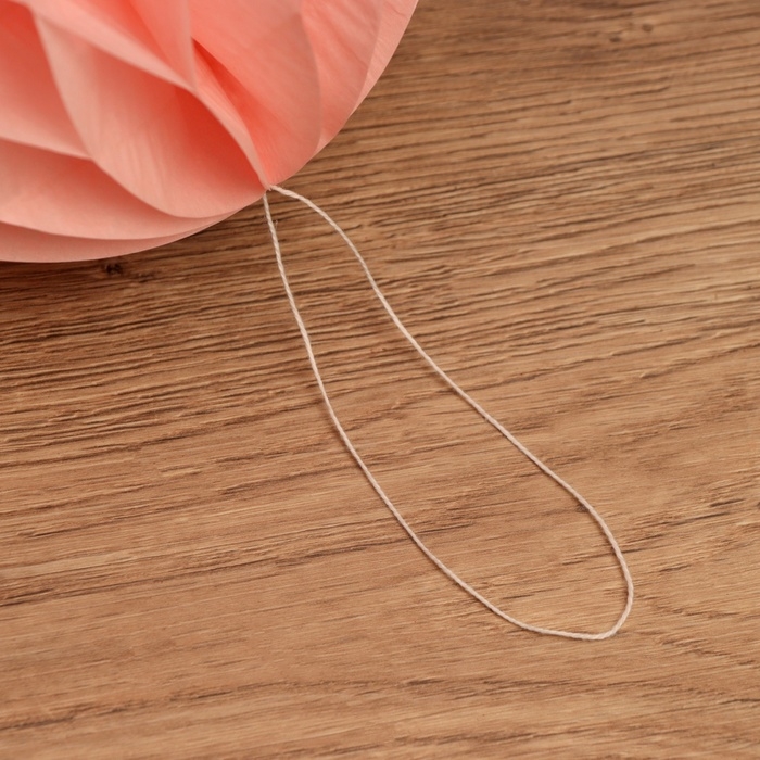 Шар бумажный декоративный, диаметр 20 см, цв. розовый Шар бумажный декоративный, диаметр 20 см, цв. розовый