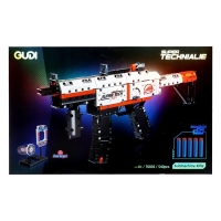 Конструктор Оружие «MP-5 с рукояткой», стреляет мягкими пулями, 540 деталей Конструктор Оружие «MP-5 с рукояткой», стреляет мягкими пулями, 540 деталей