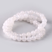 Бусины из натурального камня &laquo;Белый кварц&raquo; набор 58 шт., размер 1 шт. &mdash; 6 мм