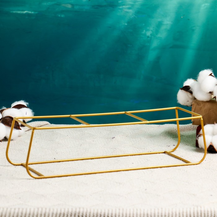 Набор горшков на подставке 3шт 28х10х10см