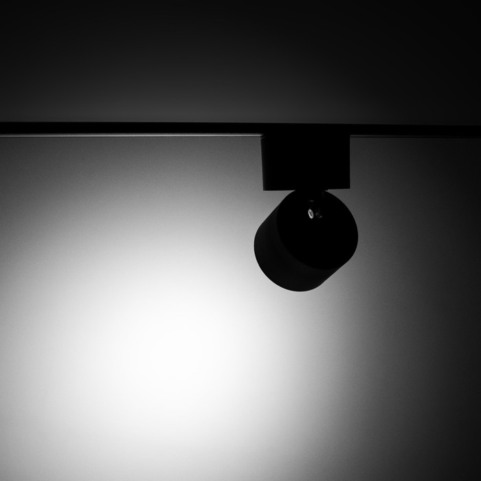 Светильник трековый SLIM Светильник трековый SLIM "Цилиндр" LED 9Вт 3000K-6000К 48V CRI90 черный 6х6х10см