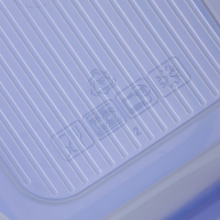 Контейнер для продуктов с паровыпуском, 750 мл, 16&times;11&times;7 см, прямоугольный, цвет микс