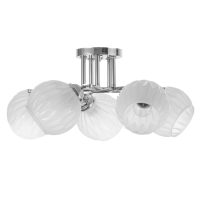 Люстра "Селена" 5х40Вт Е27 Хром 52х52х21см Люстра "Селена" 5х40Вт Е27 Хром 52х52х21см