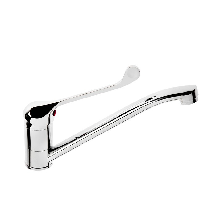 Смеситель для кухни Смеситель для кухни "ЦС-СМ" ЭП401005, однорычажный, хирургический, на шпильке, хром