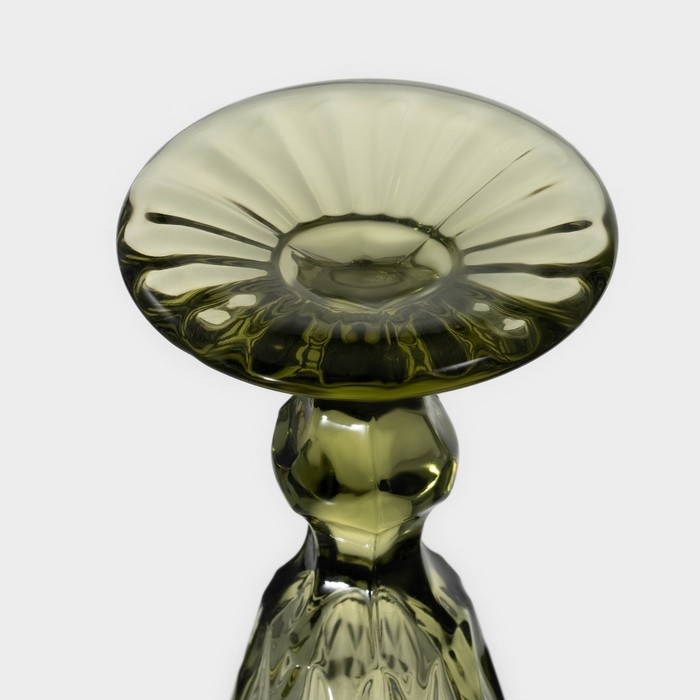 Набор бокалов из стекла для шампанского Magistro &laquo;Круиз&raquo;, 160 мл, 7&times;20 см, 6 шт, цвет зелёный