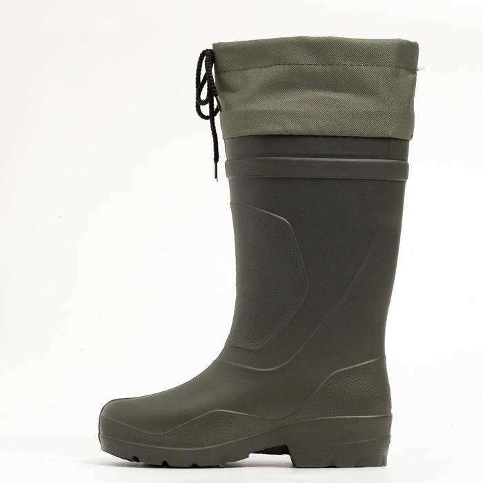 Сапоги мужские с утеплителем, цвет оливковый, размер 42