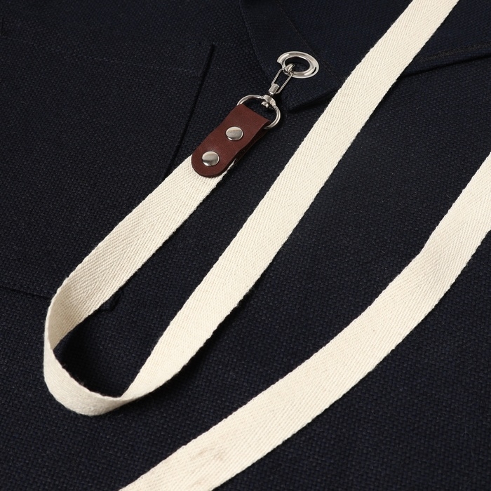 Фартук Этель Minimalist design 60х70 см, dark color, лён 54%, хлопок 46% 500 г/м2