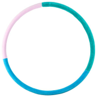 Обруч утяжелённый ONLYTOP &laquo;Идеальный силуэт&raquo;, d=100 см, 2,3 кг, цвета МИКС