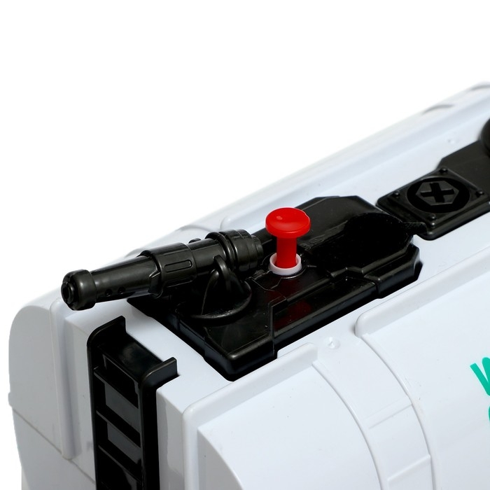 Конструктор винтовой &laquo;Автоцистерна&raquo;, стреляет водой, свет, звук, инерция, 60 деталей