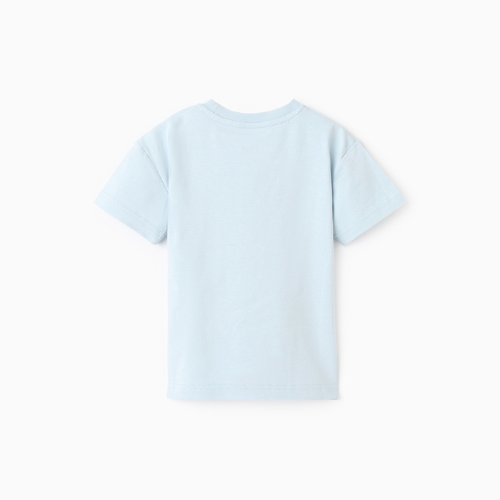 Футболка для мальчика, цвет голубой, рост 104 см