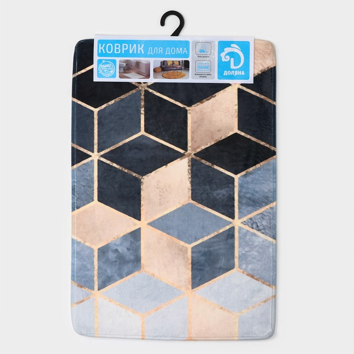 Коврик для ванной и туалета Доляна «Бурлеск», 40×60 см Коврик для ванной и туалета Доляна «Бурлеск», 40×60 см