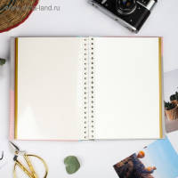 Фотоальбом "Лови вдохновение в каждом дне", 30 магнитных листов Фотоальбом "Лови вдохновение в каждом дне", 30 магнитных листов