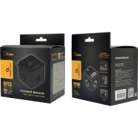 Сетевой фильтр Cablexpert Cube CUBE-3-CU3-B-1.5, 3р, 10А, 1xType-C PD, 3xUSB,1.5м, ур.защ.4+ 1030904 Сетевой фильтр Cablexpert Cube CUBE-3-CU3-B-1.5, 3р, 10А, 1xType-C PD, 3xUSB,1.5м, ур.защ.4+ 1030904