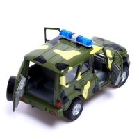 Машина инерционная «Армия», масштаб 1:24, свет и звук Машина инерционная «Армия», масштаб 1:24, свет и звук