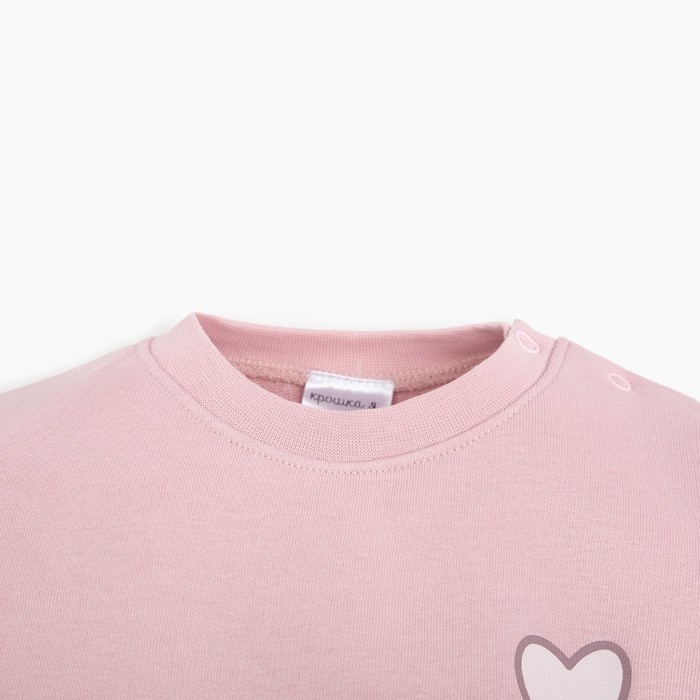 Толстовка Крошка Я Flower, рост 68-74 см, розовый