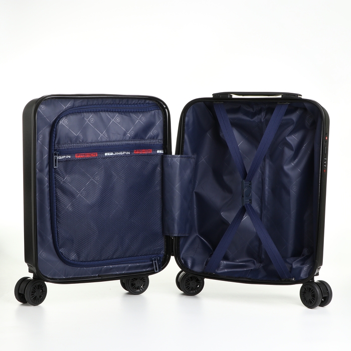 Чемодан детский 27 л (S) HappyAnt, отдел на молнии, цвет чёрный