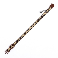 Ошейник кошачий с пряжкой в форме кошки, 26 х 1 см, бежевый Ошейник кошачий с пряжкой в форме кошки, 26 х 1 см, бежевый